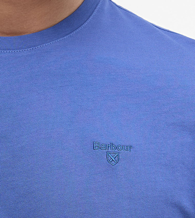 Logo Embroidered Crew Neck T-Shirt