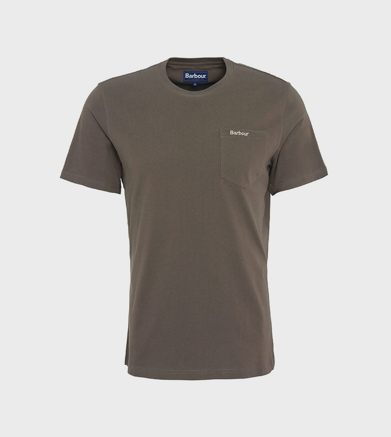 Logo Embroidered Langdon Crew Neck T-Shirt