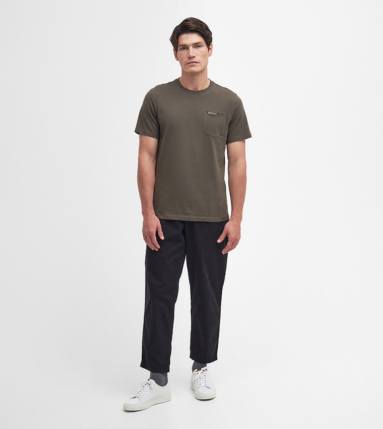 Logo Embroidered Langdon Crew Neck T-Shirt