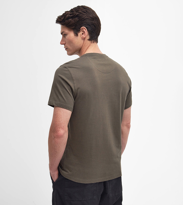 Logo Embroidered Langdon Crew Neck T-Shirt