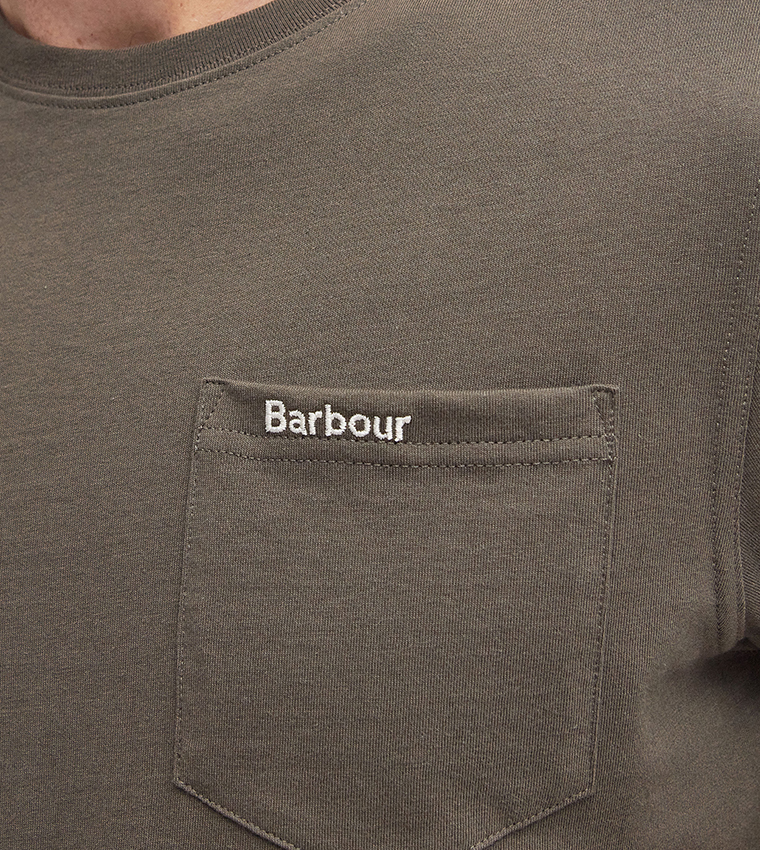 Logo Embroidered Langdon Crew Neck T-Shirt