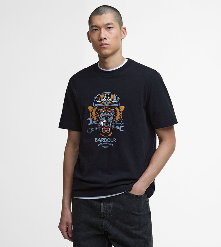 Logo Printed Carlisle Crew Neck T-Shirt