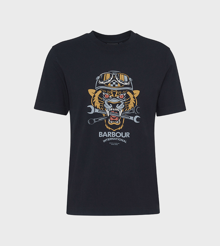 Logo Printed Carlisle Crew Neck T-Shirt