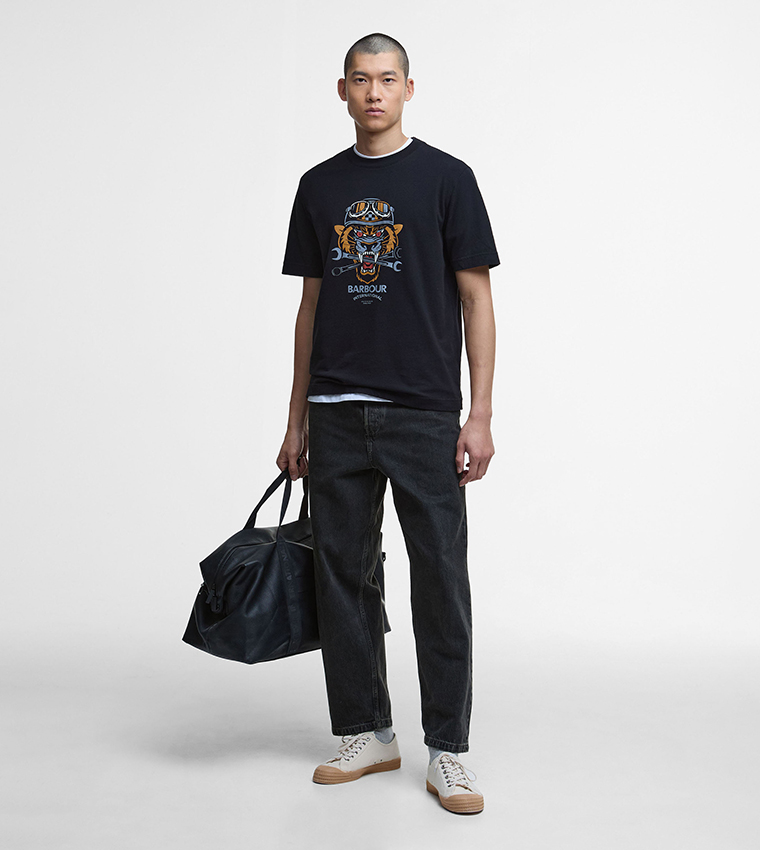 Logo Printed Carlisle Crew Neck T-Shirt