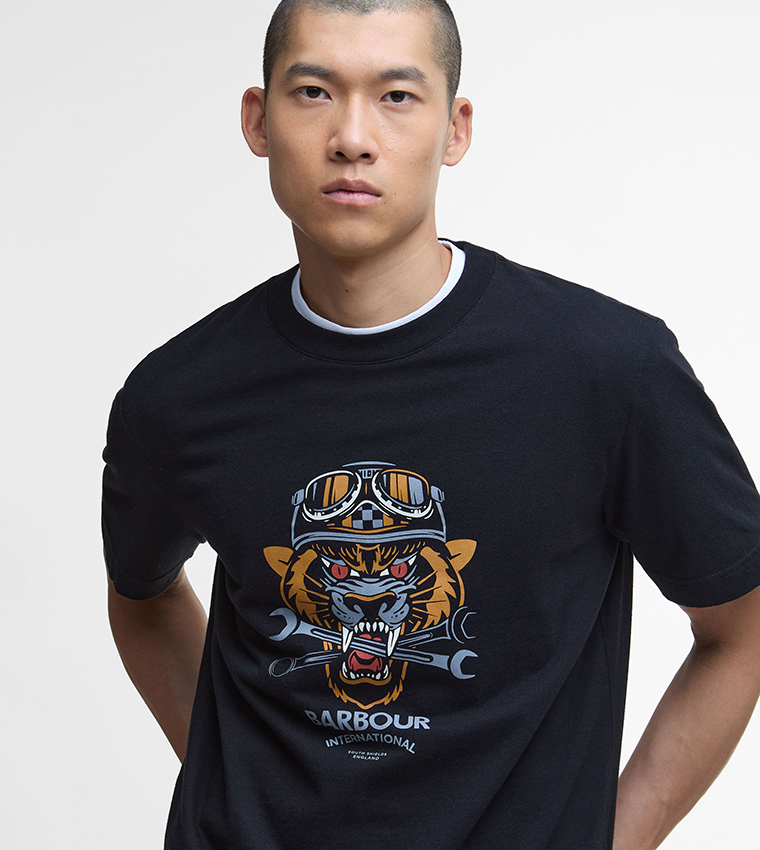 Logo Printed Carlisle Crew Neck T-Shirt