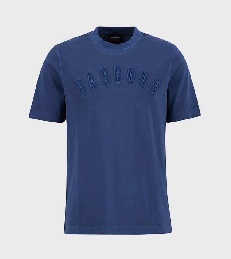 BANFORD Logo Embroidered Relaxed Fit T-Shirt