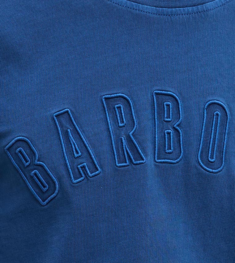 BANFORD Logo Embroidered Relaxed Fit T-Shirt