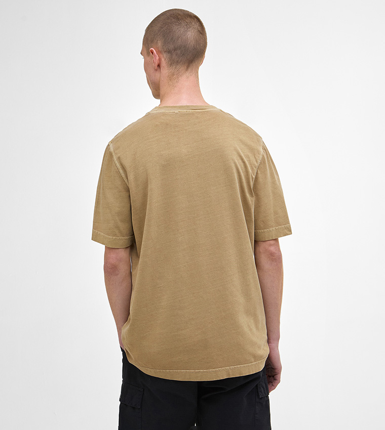 PERKINS Logo Printed Crew Neck T-Shirt