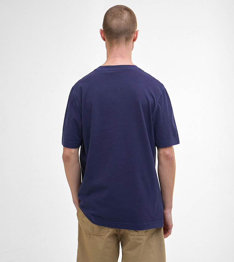 PERKINS Logo Printed Crew Neck T-Shirt