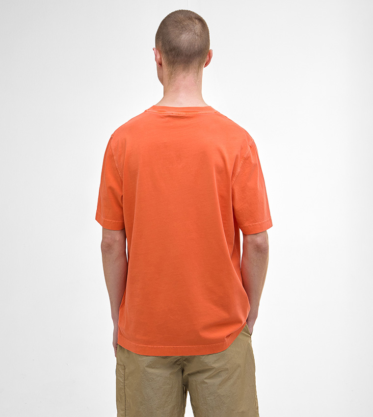 PERKINS Logo Printed Crew Neck T-Shirt