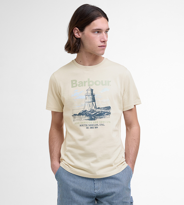HARBOURSIDE Graphic Printed Crew Neck T-Shirt