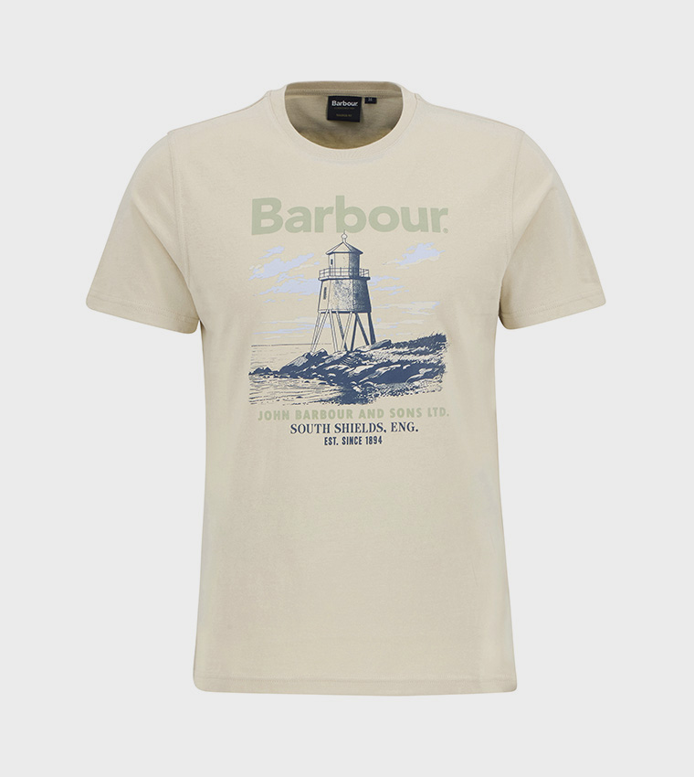 HARBOURSIDE Graphic Printed Crew Neck T-Shirt
