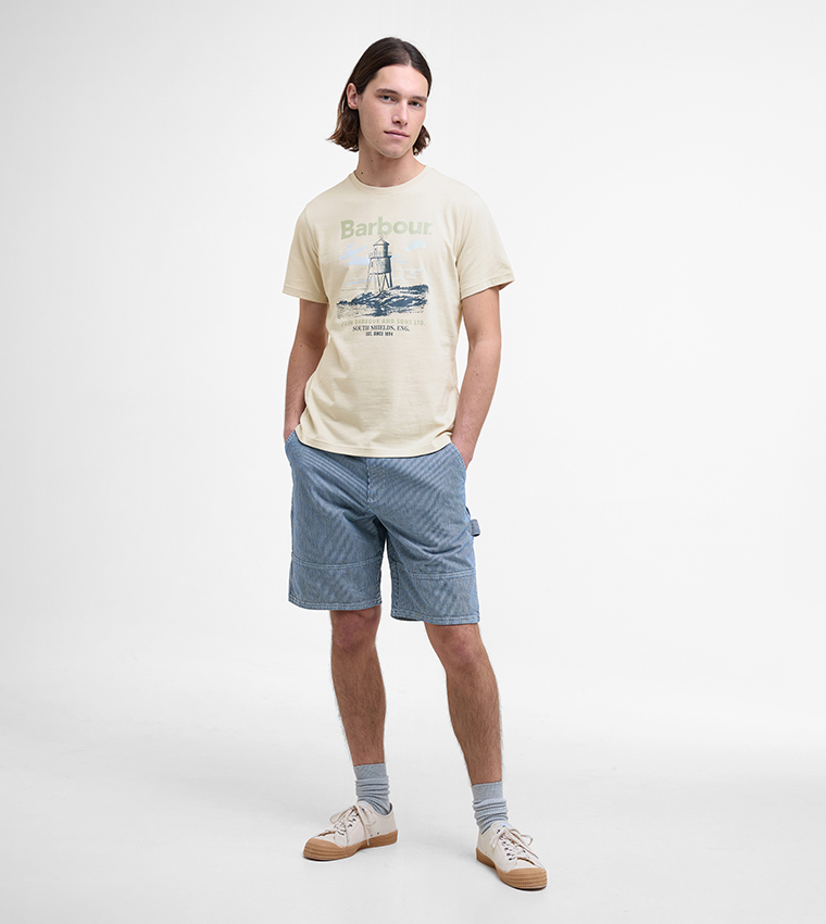 HARBOURSIDE Graphic Printed Crew Neck T-Shirt