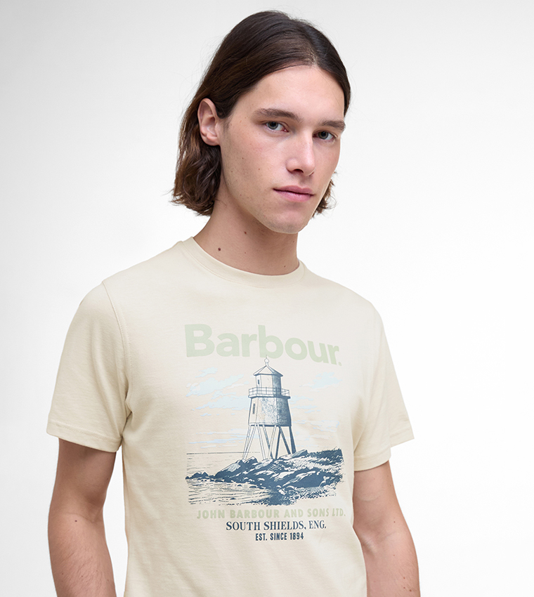 HARBOURSIDE Graphic Printed Crew Neck T-Shirt