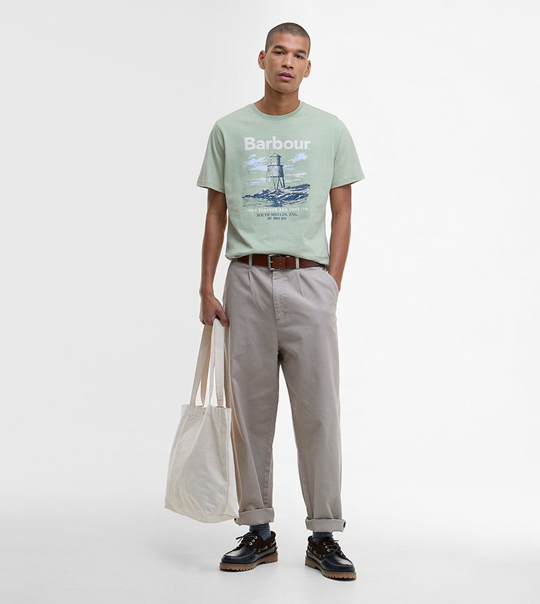 HARBOURSIDE Graphic Printed Crew Neck T-Shirt