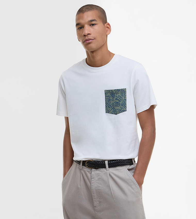 JACKSTONE Contrast Pocket Crew Neck T-Shirt