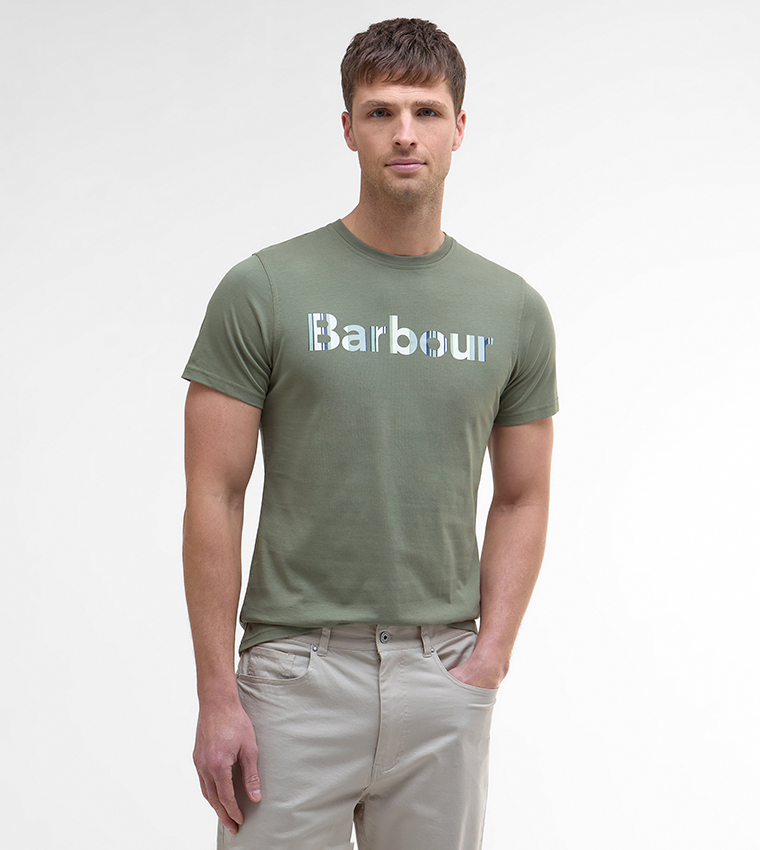 WESTSAND Logo Printed Crew Neck T-Shirt
