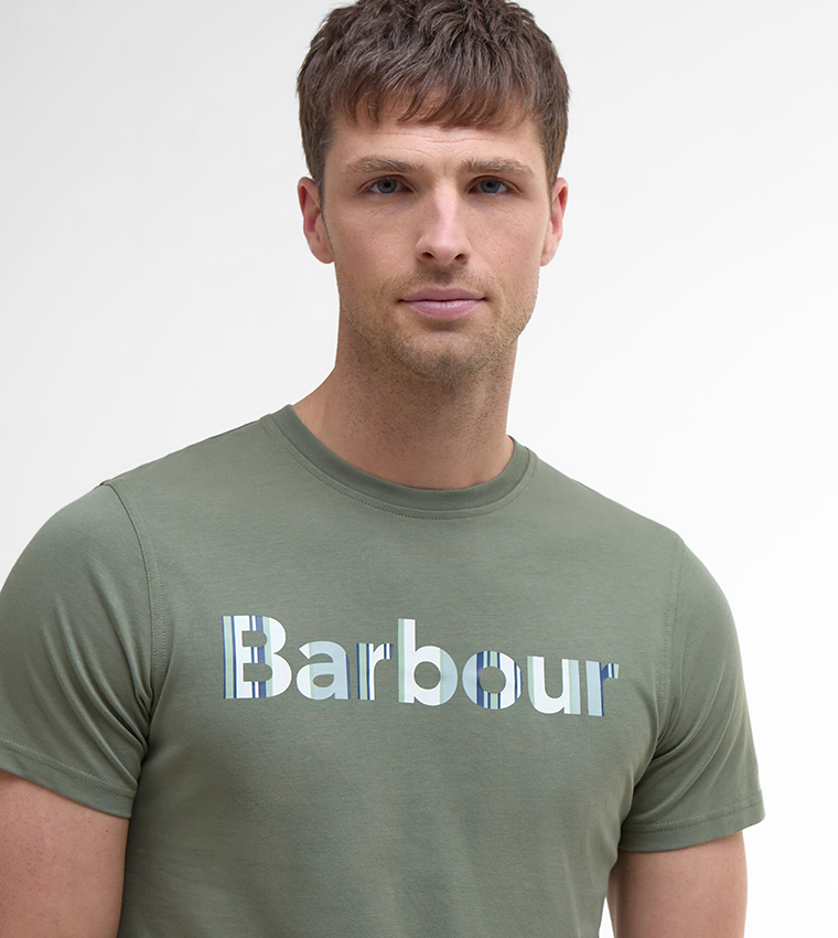 WESTSAND Logo Printed Crew Neck T-Shirt