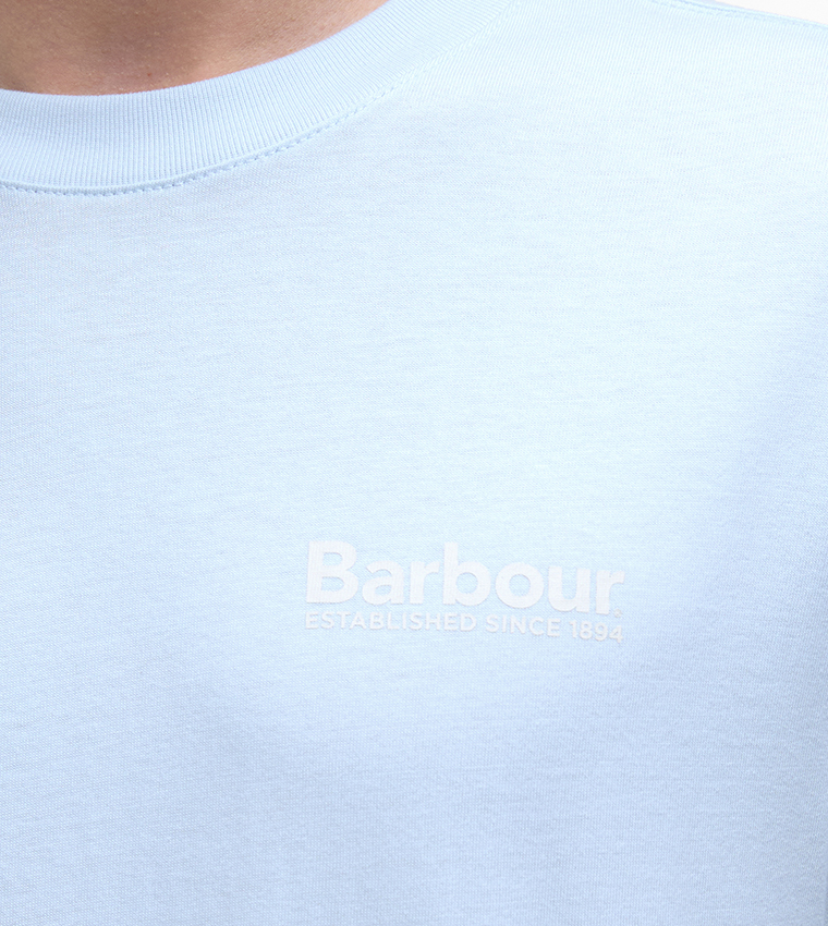 MOONWELL Logo Printed Crew Neck T-Shirt