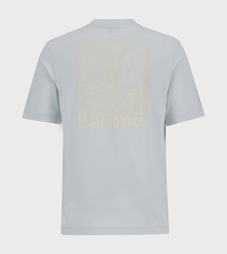 MOONWELL Logo Printed Crew Neck T-Shirt