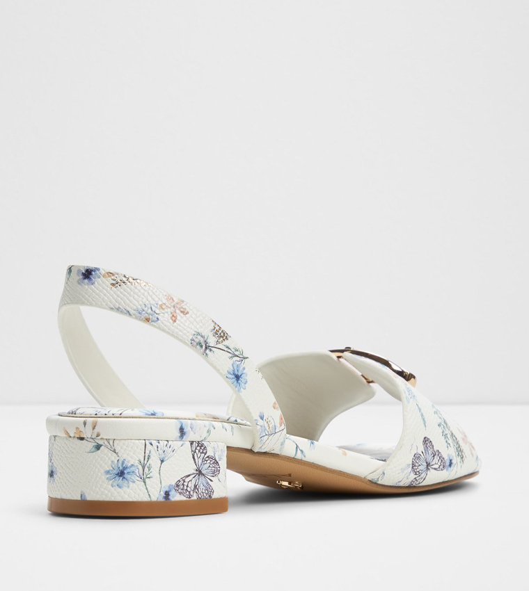 MUFFY Printed Block Heel Sandals