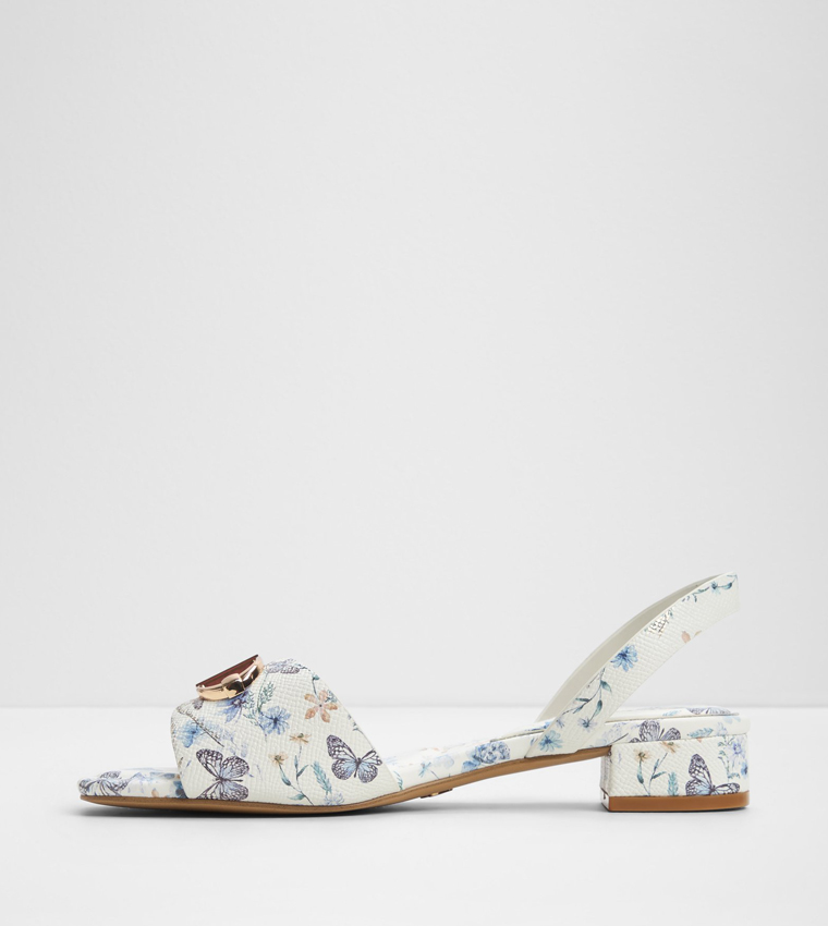 MUFFY Printed Block Heel Sandals