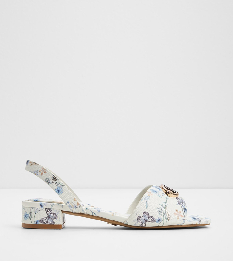 MUFFY Printed Block Heel Sandals
