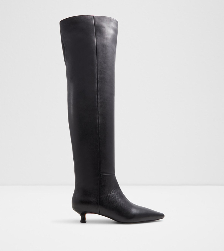 Buy Aldo MUTTSEE Over The Knee Heeled Boots In Black 6thStreet Bahrain
