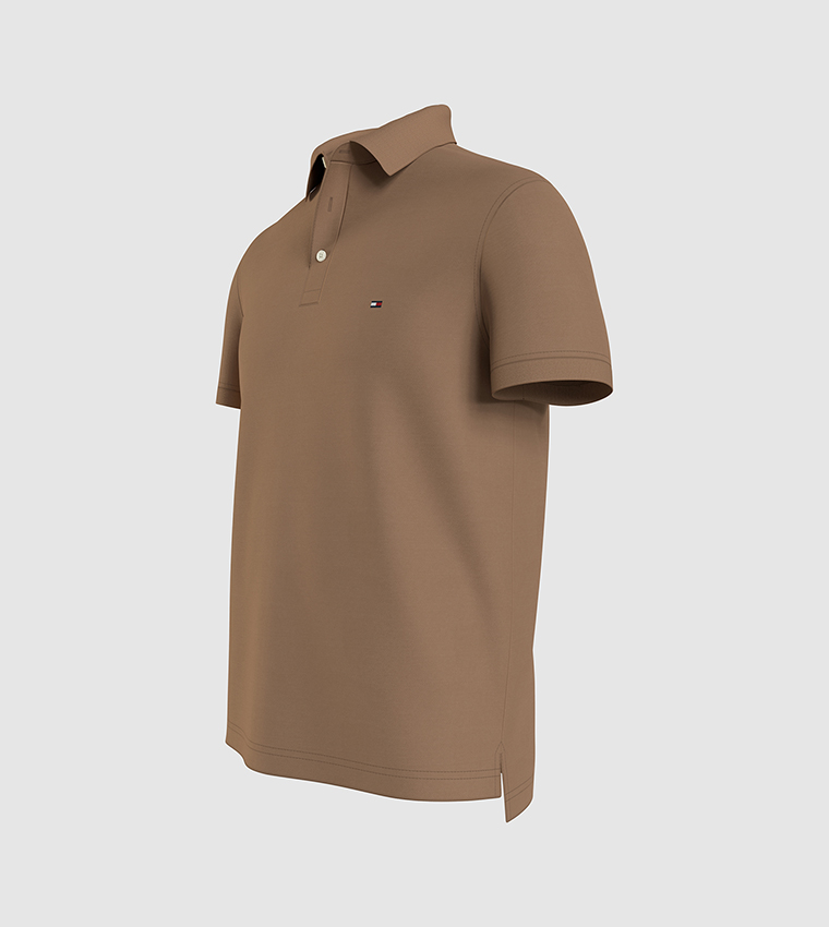 Tommy Hilfiger  Polo T-Shirts - Brown Polo T-shirts