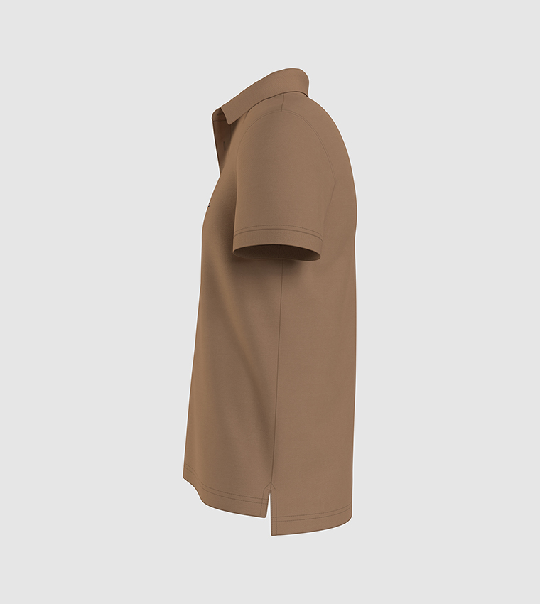 Tommy Hilfiger  Polo T-Shirts - Brown Polo T-shirts