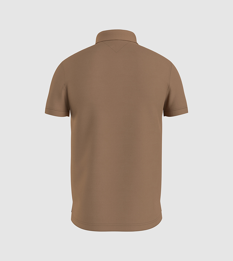 Tommy Hilfiger  Polo T-Shirts - Brown Polo T-shirts