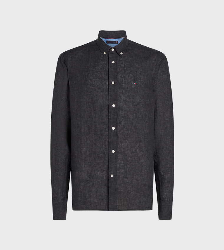 Pigment Dyed Long Sleeves Casual Shirt