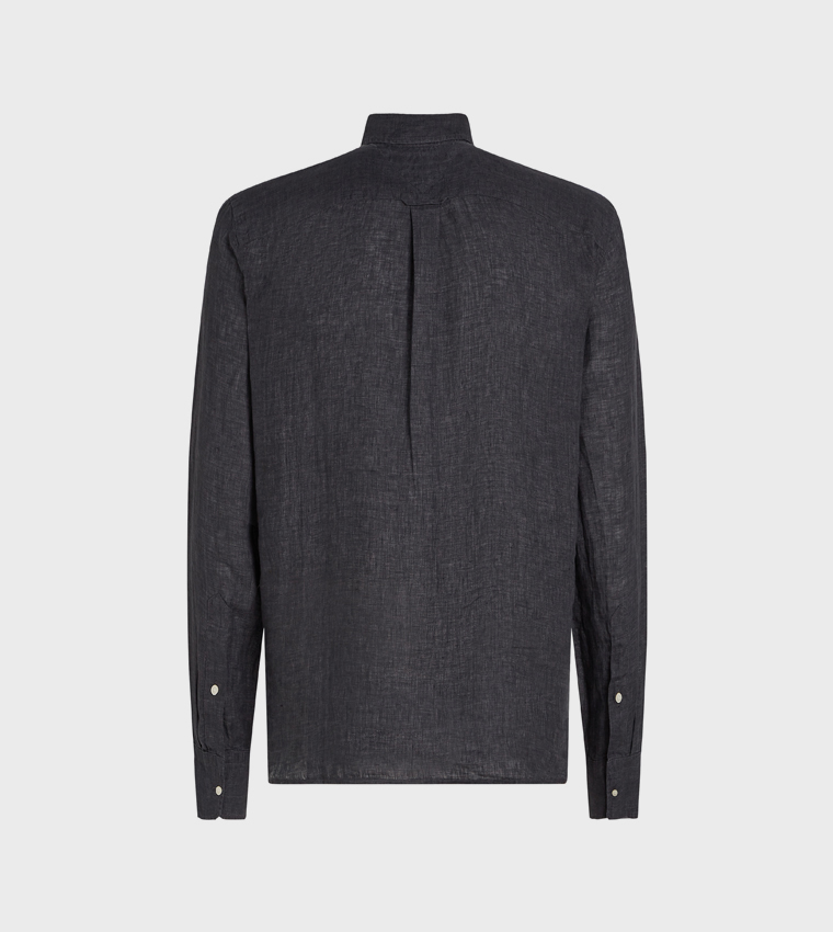 Pigment Dyed Long Sleeves Casual Shirt