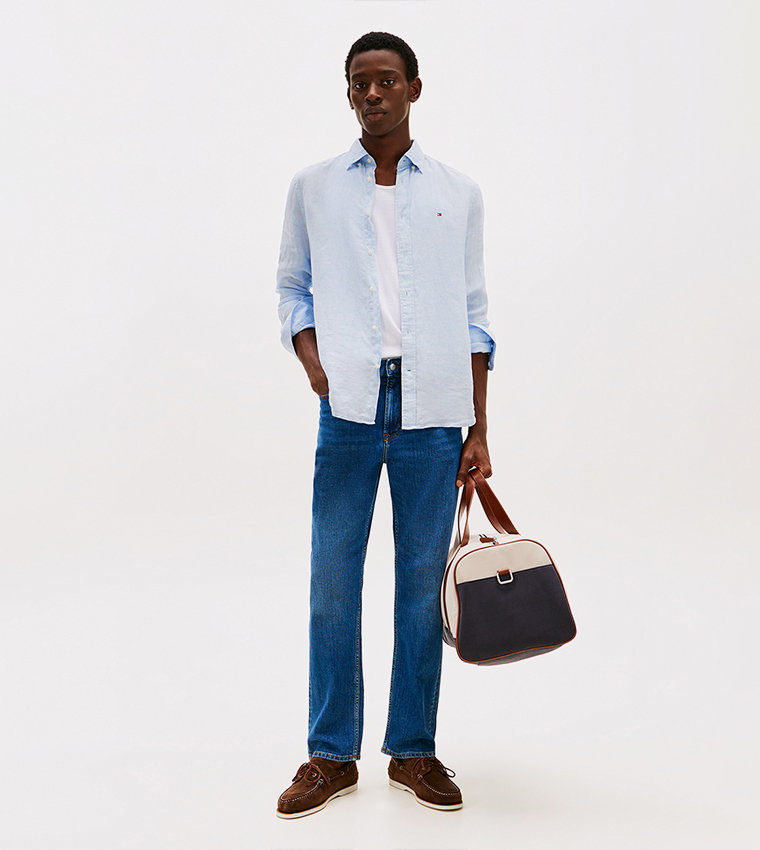 Pigment Dyed Long Sleeves Casual Shirt