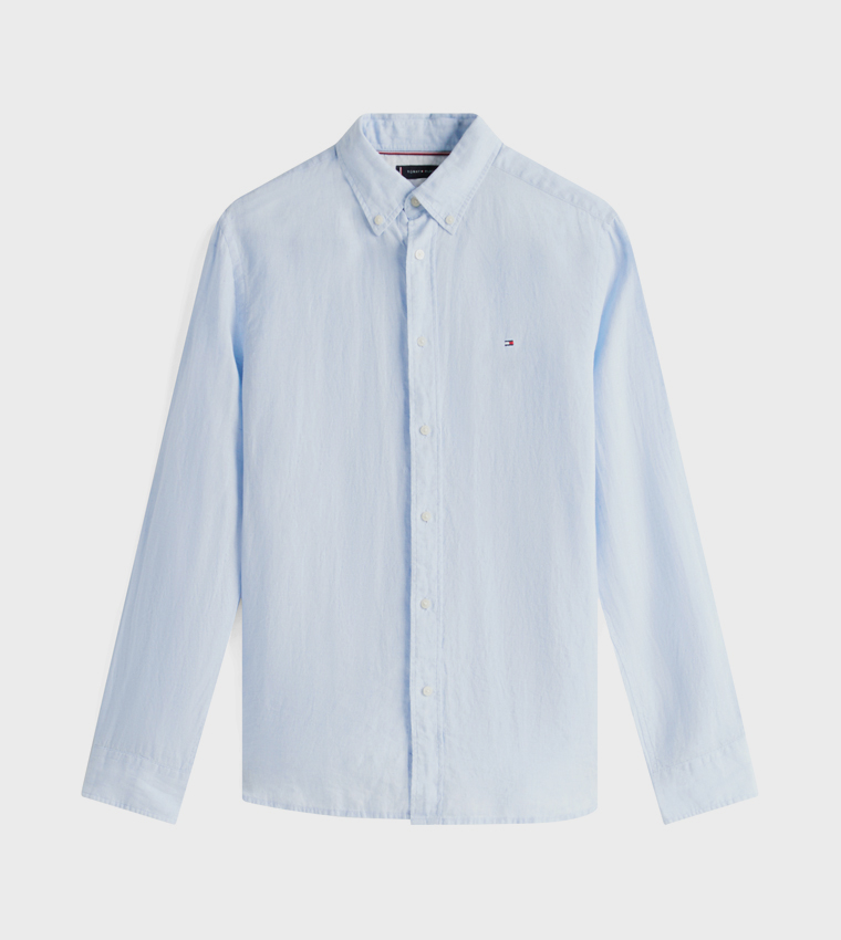 Pigment Dyed Long Sleeves Casual Shirt