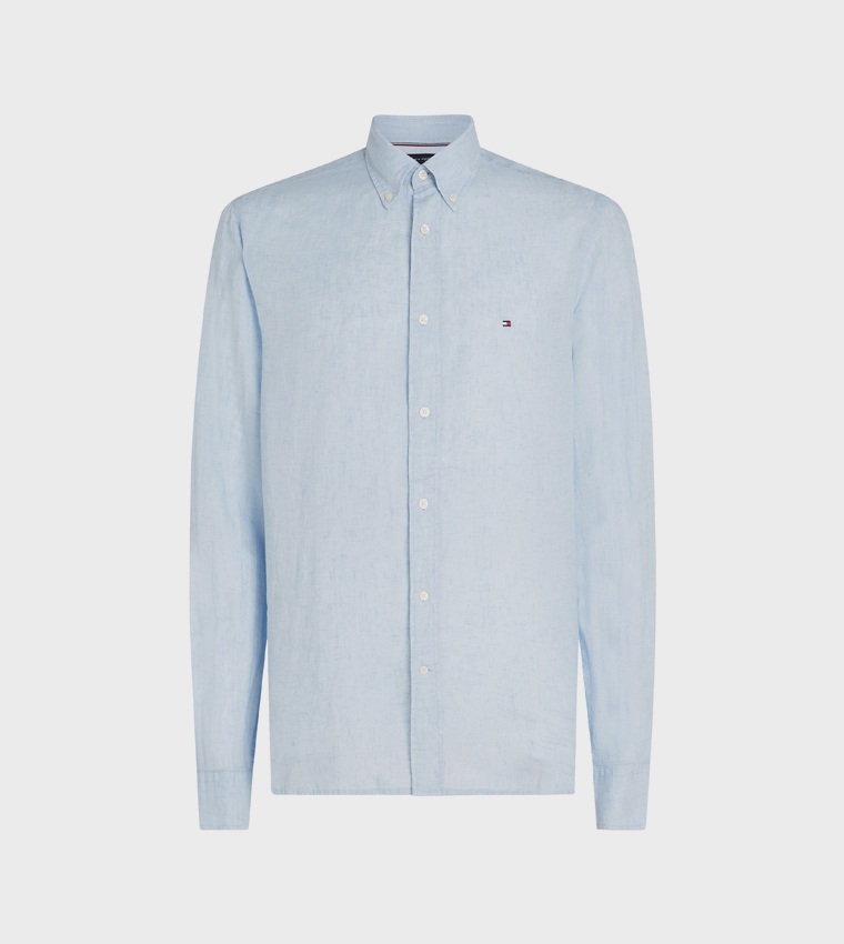 Pigment Dyed Long Sleeves Casual Shirt