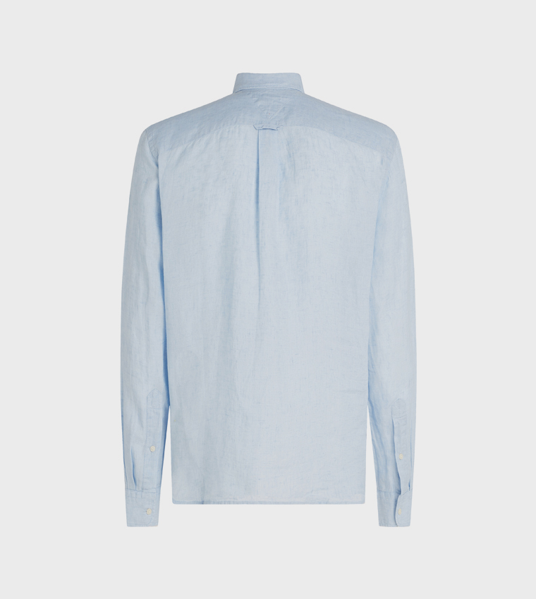 Pigment Dyed Long Sleeves Casual Shirt