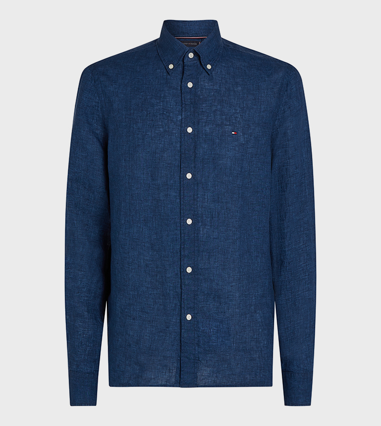 قميص بعلم وكم طويل 