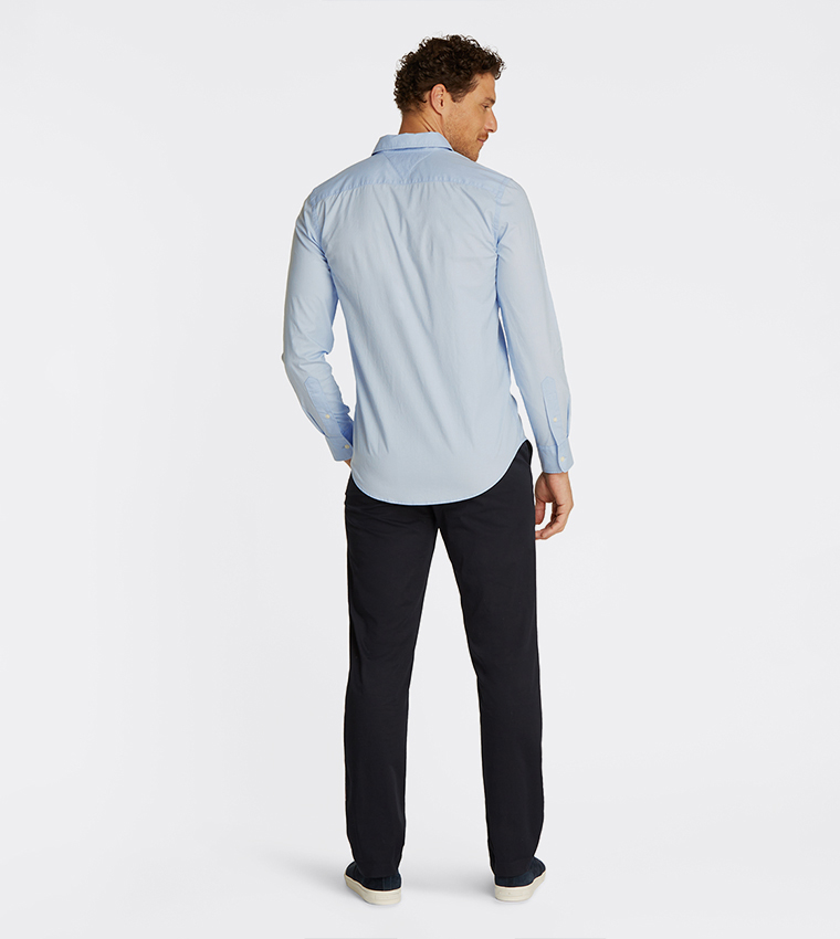 Flex Poplin Kent Long Sleeves Shirt
