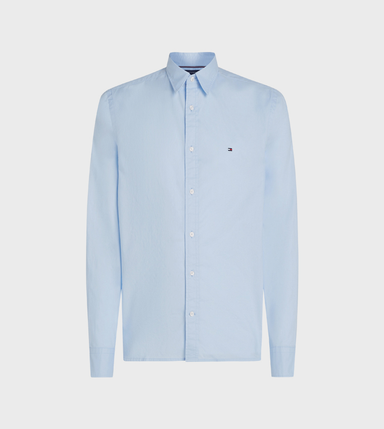 Flex Poplin Kent Long Sleeves Shirt