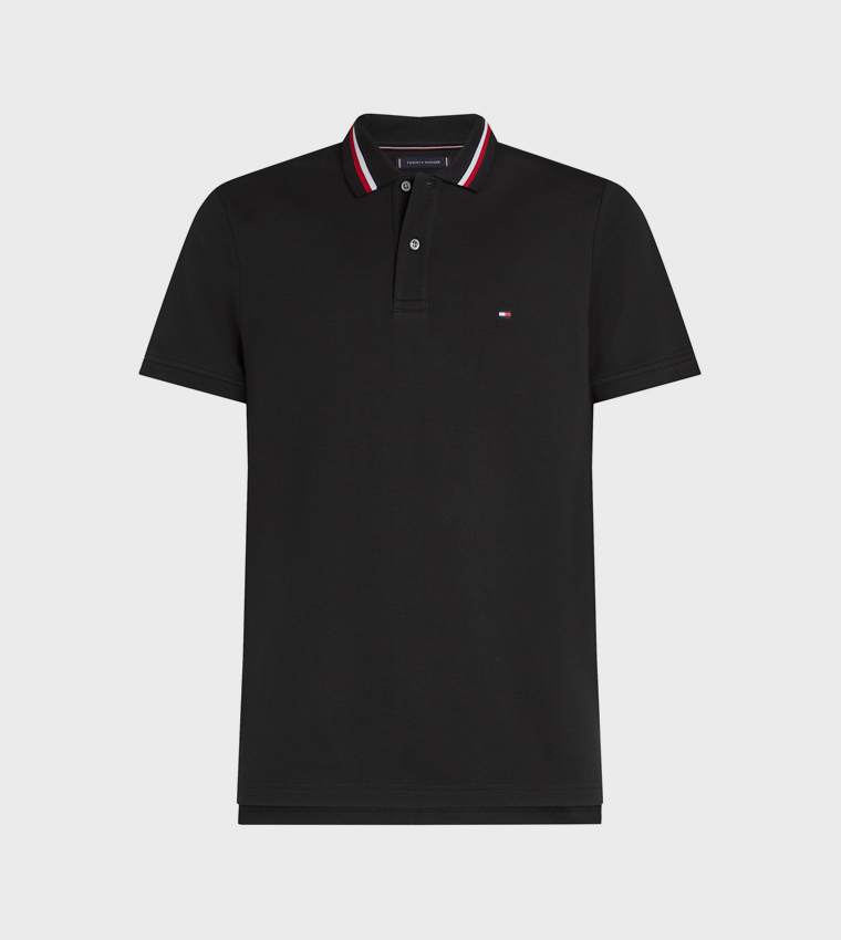 Logo Detail Short Sleeves Polo T-Shirt