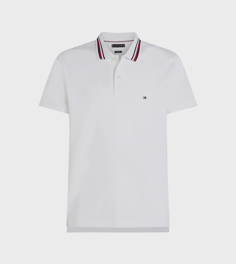 Logo Detail Short Sleeves Polo T-Shirt