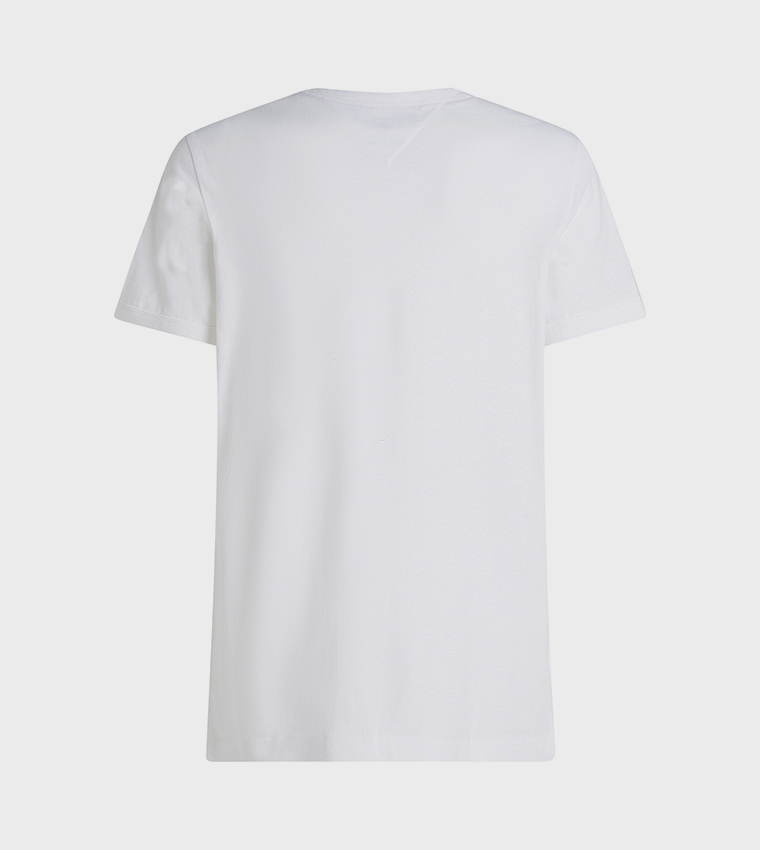 Flag Detail Short Sleeves T-Shirt