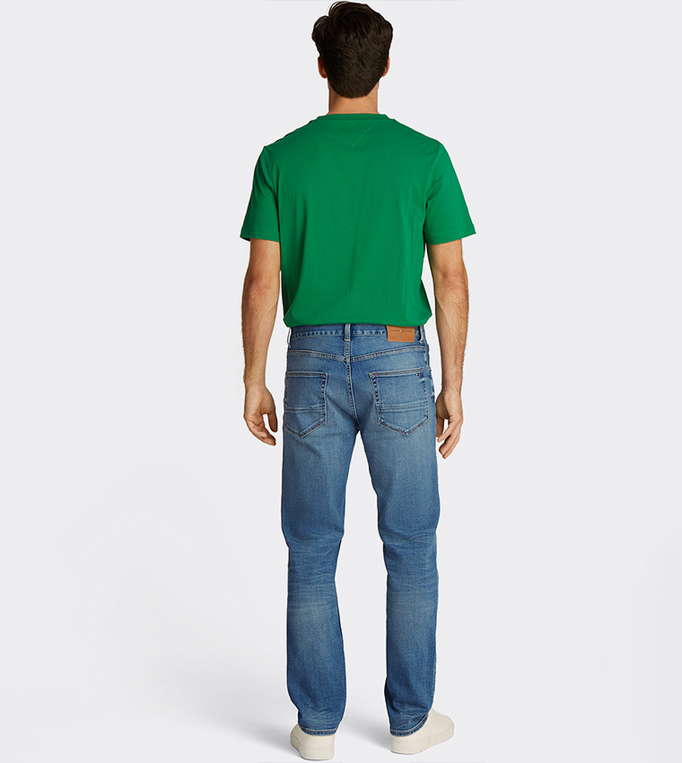 DENTON Washed Straight Fit Jeans