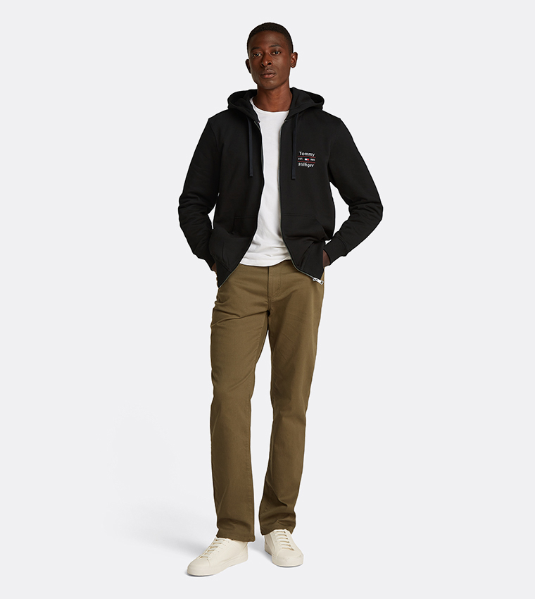 Logo Printed Hooded Jacket