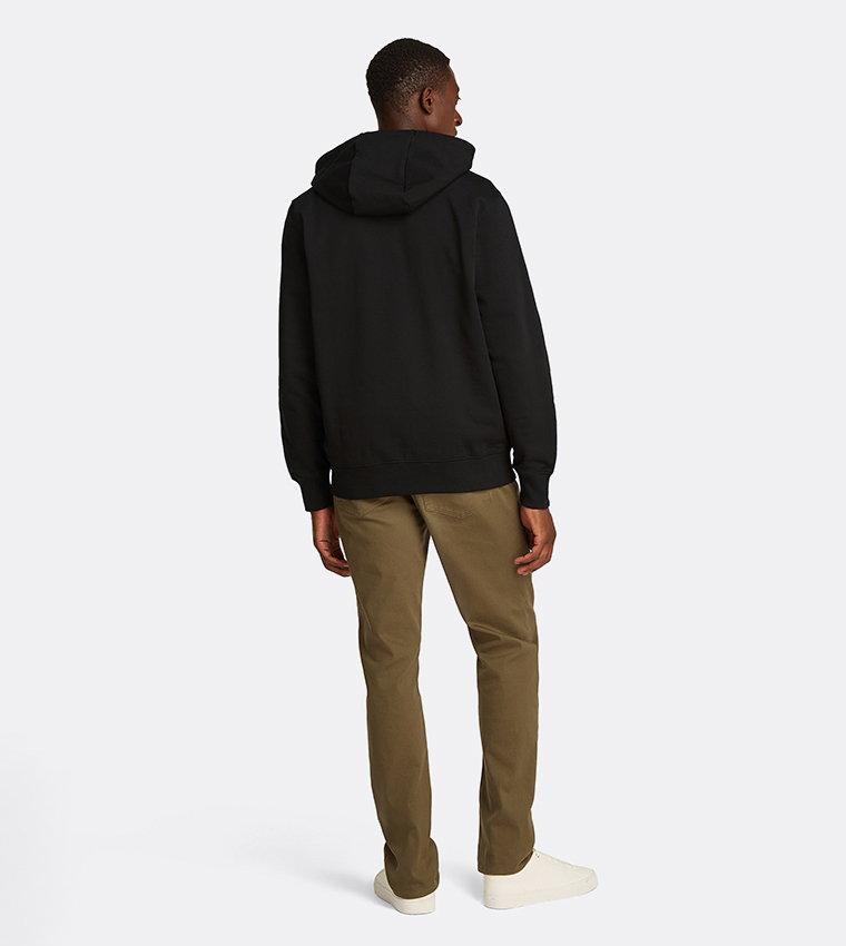 Logo Printed Hooded Jacket
