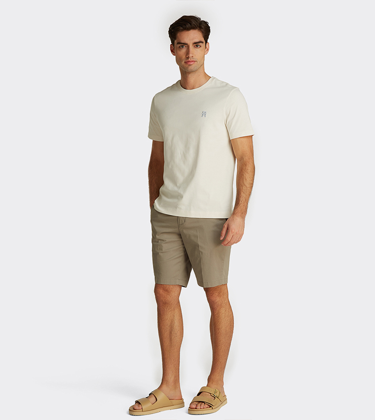 Logo Embroidered Short Sleeves T-Shirt