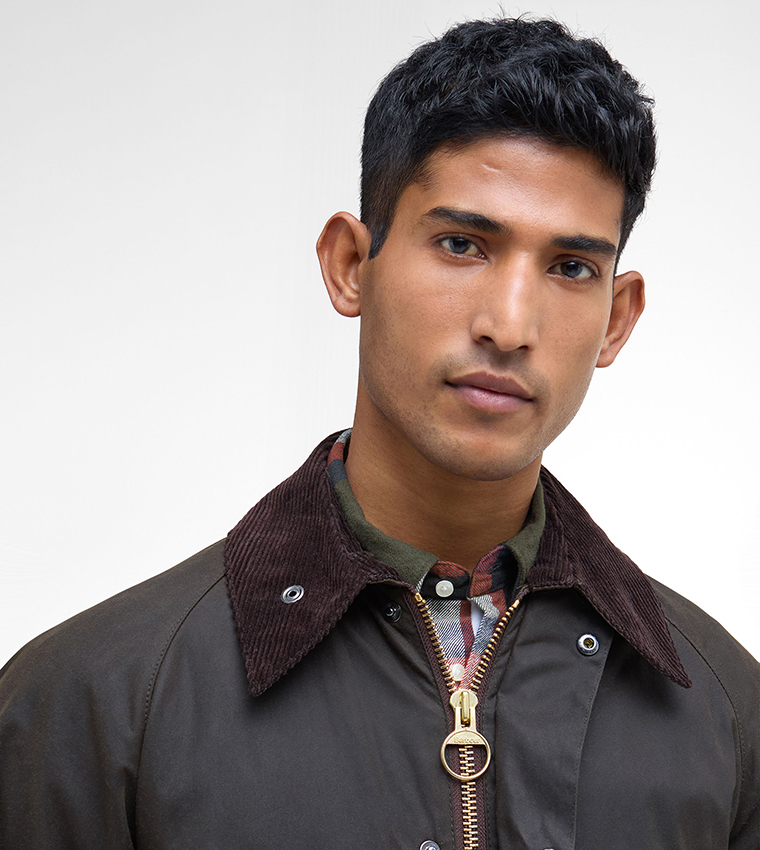 Logo Embroidered Bedale Long Sleeves Jacket