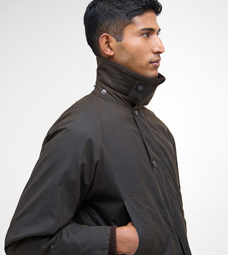 Logo Embroidered Bedale Long Sleeves Jacket