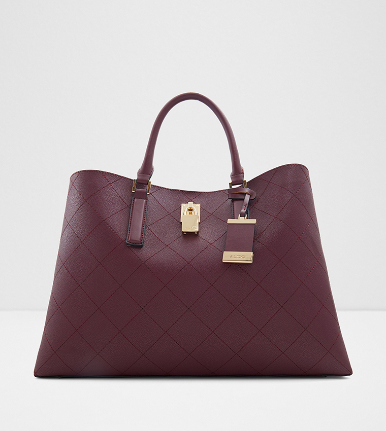 Buy Aldo MYLAH Snap Closure Satchel Bag In Red | 6thStreet Kuwait